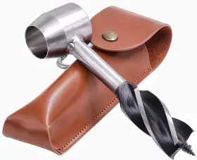0124 Acoretoas Se Bushcraft Survival Tool - Hand Auger Wrench Scotch Eye Wood Drill Sur