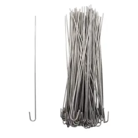 Ties-10.5 Aiwaiufu 10.5inch Chain Link Residential Fence Ties 12.5 Gauge Aluminum Wire Hook Tie
