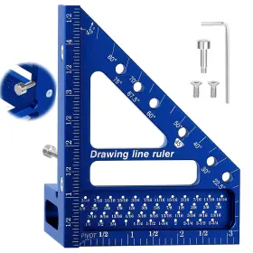 Art-3d003 Aiwons 3d Multi-angle Measuring Ruler -precision Woodworking Square Protractor 22