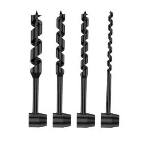 Anakwto251 Akorbom 4 Pcs Hand Auger Wood Drill Bushcraft Gear Survival Tools Sc