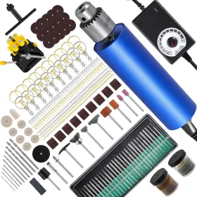 Antstone Jy-21-1 Electric Resin Polishing Kit Drill With 287 Accessories Variable Speed