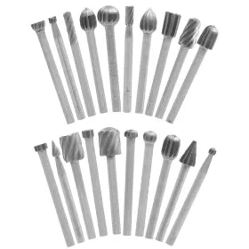 Ast220413-503 Aracombie 20pcs Tungsten Carbide Burr Set Rotary Grinding Bit 1/8 Inch Shank Wood Carv