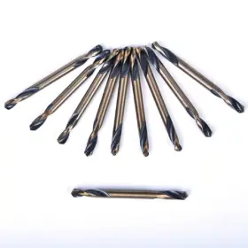 20210106 Bestol 10pcs/set Practical Steel M35 Cobalt Twist Drill Bit 1/8 Inch 11/64 13/64 Doubl