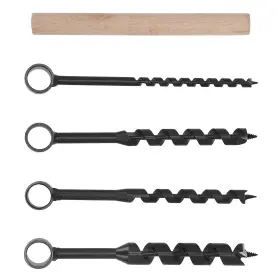 5kqmd9 Bfo 4 Pcs Hand Auger Wood Drill Outdoor Camping Woodland Survival Tools