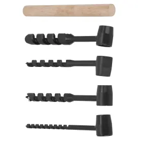 Bfo Aylkb9 Wood Drilling Hand Auger Set 4pcs Manual Drill Bits For Bushcraft Camping