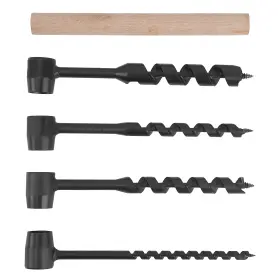 K0s85q Bfo 4 Pcs Hand Auger Wood Drill Bushcraft Gear Survival Tools For Furniture Making