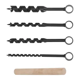 P3txoi Bfo 4 Pcs Hand Auger Wood Drill Bushcraft Gear Survival Tools For Camping Tent Pegs