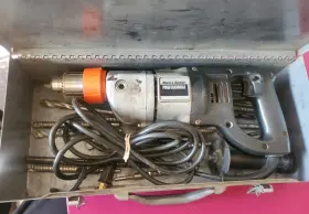 5035-10 Black Decker And 5035 Heavy Duty Hammer Drill With Case Attachments Tested