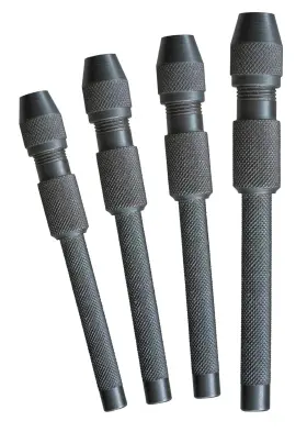 58-0196 Brand Acu-min Moody Tools 4-piece Hollow Core Pin Vise Set