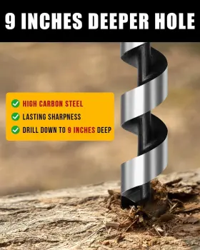 Bn001 Burtok Upgrade Bushcraft Tools 1 X 10ftft Hand Auger Wood Drill Sharper Settlers Wre #2