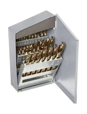 Chicago-latrobe 69853 559 Series Cobalt Steel Short Length Drill Bit Set In Metal C
