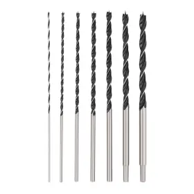 Comoware 708111223287 Extra Long Brad Point Drill Bit Set - 300mm Carbon Steel Wood