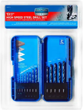 Corp 88715 High Speed Steel Drill Bit Set 13-piece