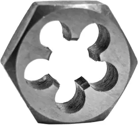 Corp 98216 3/4-16 Nf Hex Die Precision Cut External Threads High Carbon Alloy S