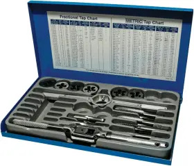 Corp 98902 National Coarse Fractional Tap And Die Set 14-piece Steel