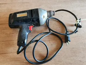 11480 Craftsman 3/8 Electric Drill 1200 Rpm Variable Speed Works Vtg Usa Reversible