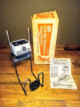 Craftsman 6680 Drill Bit Sharpening Attachment 900.6680 Vintage 1975