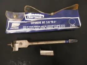 Craftsman 9-41934 Vintage Sears 7/8 Inch To 3 Expansive Bit 9 41934 Made In Usa