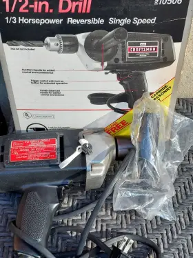 910506 Craftsman Vintage Sears/craftsman 1/2 In Drill - 1/3 Hp Reversible