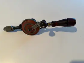 A107.1 Craftsman A1071 Vintage No Hand Crank Drill 19/64 Inch Cap Handle Usa