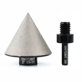 Vvt-018 Dkitdbit Diamond Beveling Chamfer Bit Countersink Drill For 0-2 Inch 50mm Hole Enla