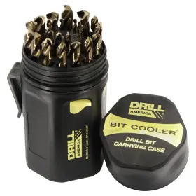 A4025-co-pc Drill America Zmd/a4025-co-pc 25 Piece Metric Cobalt Bit Set In Round Case Heavy Duty