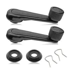 Dun-9298 Dunviku 2-pack Manual Window Crank Regulator Handles Compatible With Black