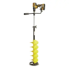 Edk-6 E-drill New 8 In Nylon Hand Auger Kit Lightweight Flites 18v Rechargeable #3
