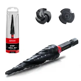 80373132 Ezarc Step Drill Bit For Metal M35 Cobalt Spiral Flute Unibit Ste