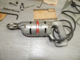149hk Fairchild Householder Drill Kit With Case Attachments And Literature 1950s #2