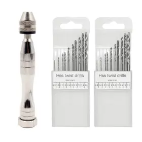 Finegood Fg-hand Drill-20 Hand Pin Vise With 20 Pcs Drill Bits Precision Rotary To Finegood Fg-hand Drill-20 Hand Pin Vise With 20 Pcs Drill Bits Precision Rotary To