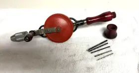 Fosberg W-790 Vintage Egg Beater Crank Style Hand Drill Minty