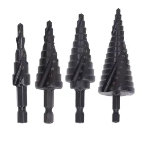 Ftvogueixe5t82f7c342-12 Ftvogue Stepped Drill Step Bit High Speed Steel Spiral Pagoda Hole Reamer Hex