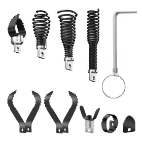 Cct-9 Gengel Pipe 9-piece Drain Auger Drill Attachment For 5/16 Inch -3/4 Cable Heavy-duty Stee