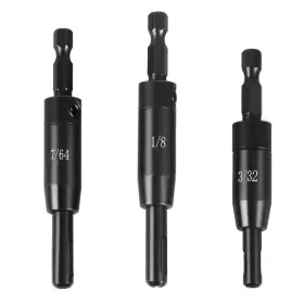 2430-3 Gqndgn Cc2430 Self-centering Drill Bit 3/32 Inch 7/64 1/8 Center Set 3 Pcs 2430-3 Gqndgn Cc2430 Self-centering Drill Bit 3/32 Inch 7/64 1/8 Center Set 3 Pcs