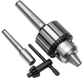 Jt33-mt2 Haowosi 761241405367 1/2 Inch Drill Chuck With #1 Jt33-mt1 And #2 Morse Taper Arbor Heavy Jt33-mt2 Haowosi 761241405367 1/2 Inch Drill Chuck With #1 Jt33-mt1 And #2 Morse Taper Arbor Heavy