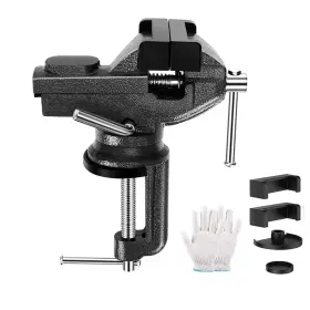 Tai-012345 Hengda Vise Table Home Clamp-on 3.0 Inch Black Tai-012345 Hengda Vise Table Home Clamp-on 3.0 Inch Black