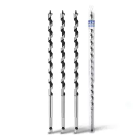 Hsawbit 716404518392 3 Pack 3/8 Inch X 9 Auger Bit For Wood 10x230mm Hex Long Drill F