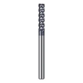 Huhao 408151502 Square End Mill 4 Flute Variable Straight Milling Cutter 1/8 Inch Shank End