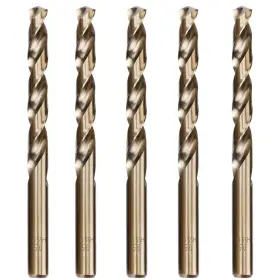 Hymnorq B07jfnvt12 5-piece M35 Cobalt Drill Bit Set 9.5mm Metric - 5% Hss-co Tw