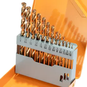 Mhz-13 Intheend 13pcs Cobalt Drill Bit Set M35 Hss Twist Jobber Length Ki