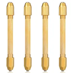 Iplusmile 36347659ciu57gt16srzc2g7h 4pcs Double Ended Pin Vises Diy Hand Drill Vise Wire Twisting