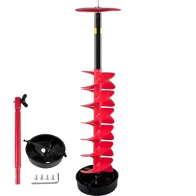 H2sa04-3ot013 Itopfox 8 Inch D 39 L Nylon Ice Auger Bit With Drill 11.8 Extension Rod Top