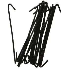 Jake Sales 840129212423 8-1/4 Inch Wire Ties Aka Chain Link Fence Hook Tie Wires Black In Color