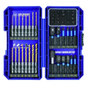Jefe Hex Jh707048 48pcs Impact Screwdriver Bit Set Hss Titanium Coated Drill