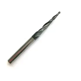 Jerray 1.0 D1/4 1-1/4 3 2f Cnc Carving 3.92 Deg 2 Flutes Tapered Angle Ball Tip Radius 1.0mm X 1/
