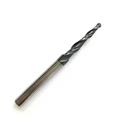 Tc-r1.5 Jerray D1/4 1-1/4 3 2f Cnc Carving 3.02 Deg 2 Flutes Tapered Angle Ball Tip Radius 1.5mm X 1/4 Inch Shan