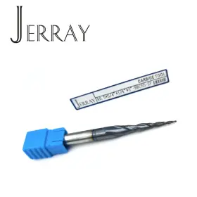 Tc-r0.5 Jerray Tools End Mills Cnc Carving 4.82 Deg Tapered Angle Ball Tip Radius 0.5mm X 1/4 Inch #3