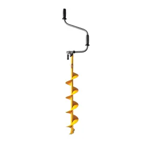 J4656 Jiffy Hand Auger With Adjustable Length And Flip Down Handle For Easy Transport