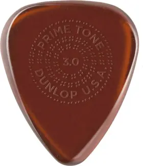Jim Dunlop 510p3.0 Primetone Standard 3.0mm Sculpted Plectra With Grip 3 Pack